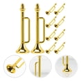 thumbnail image 3 of CIMAXIC musical instruments toy 10Pcs Miniature Musical Instruments Miniature Trumpet Tiny Instruments Miniature House Decor,1.73"X0.59"X0.39", 3 of 4