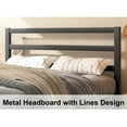 thumbnail image 6 of E-motie Full Size Metal Platform Bed Frame with Headboard, Heavy Duty Metal Slat Mattress Foundation, Easy Assembly, No Box Spring Needed, Black, 6 of 8