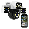 thumbnail image 2 of 12mp Cámaras De Seguridad Wifi Exterior 360° Con Tres Lentes Belug, Blanco, 2 of 5