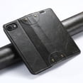 thumbnail image 6 of Case for iPhone 16e, Magnetic Matte Premium PU Leather Stand Flip Cover with Card Slots and Wallet, Shockproof and Full Body Protection Compatible with iPhone 16e - Black, 6 of 6