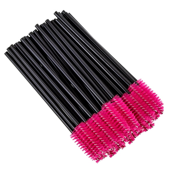 50 pinceles desechables para maquillaje de pestañas, mini aplicadores de rímel