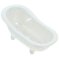 thumbnail image 2 of Jabonera de cerámica con autodrenaje, forma de bañera, soporte para esponja y desagüe para fregadero, baño, ducha y cocina, 2 of 7