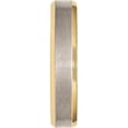 thumbnail image 3 of Stainless Steel Brushed/Polished Yellow Ip-Plated 5mm Beveled Edge Band (Size 9) Made In China sr145-9, 3 of 6