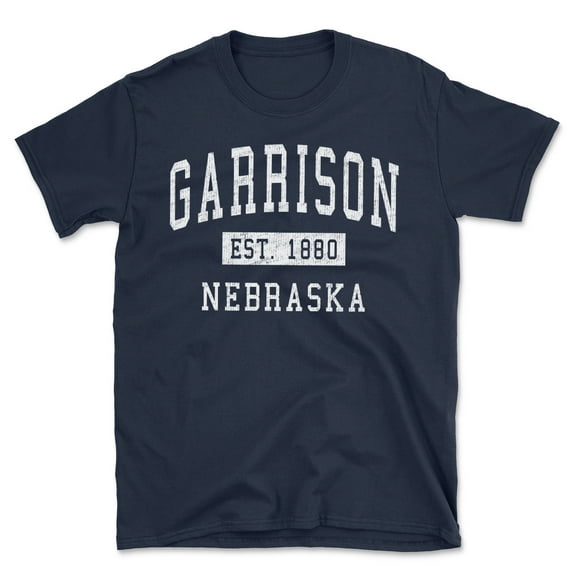 Garrison Nebraska Classic Established Men's Cotton T-Shirt