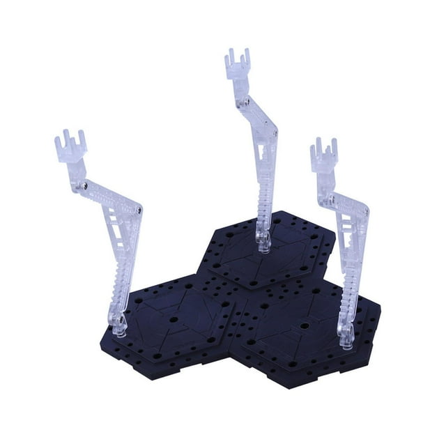 Milaget Support de Support Robuste pour Poupée Action Base pour Figurines 1/144 Accs Gris