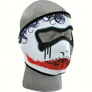 Zan Headgear Full Face Mask Trickster (OSFM, White Trickster)