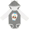 thumbnail image 3 of Inktastic Sugar Skull Blue Boys or Girls Long Sleeve Baby Bodysuit, 3 of 5
