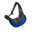 thumbnail image 1 of Billuyoard Bolsa de transporte para mascotas de tela Oxford, forro Flexible con cremallera ajustable, coloridas bolsas de hombro para caminar al Hábitats y jaulas para animales pequeños azul grande, 1 of 6