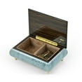 thumbnail image 2 of Joyful Light Blue and Wood Tone Butterfly and Rainbow Musical Jewelry Box - Somewhere Over the Rainbow, 2 of 2