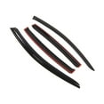 thumbnail image 2 of Tuningpros WD2-255 Outside Mount Window Visor Deflector Rain Guard Dark Smoke 4 Pcs Set For 2009-2014 Hyundai Genesis, 2 of 5