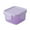 ?? Purple_Base#8762, variant on Mini Food Storage Container With Lid | Leakproof Plastic Square Box | 2.36"x2.36"x1.57" | Microwave & Dishwasher Safe | Sealed Thermal Bento Lunch, Snacks, Sauces, Leftovers