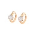 thumbnail image 1 of Arracadas Huggies Swarovski P/ Niña o Adulto Oro 18K Lam dorado Unitalla, 1 of 7