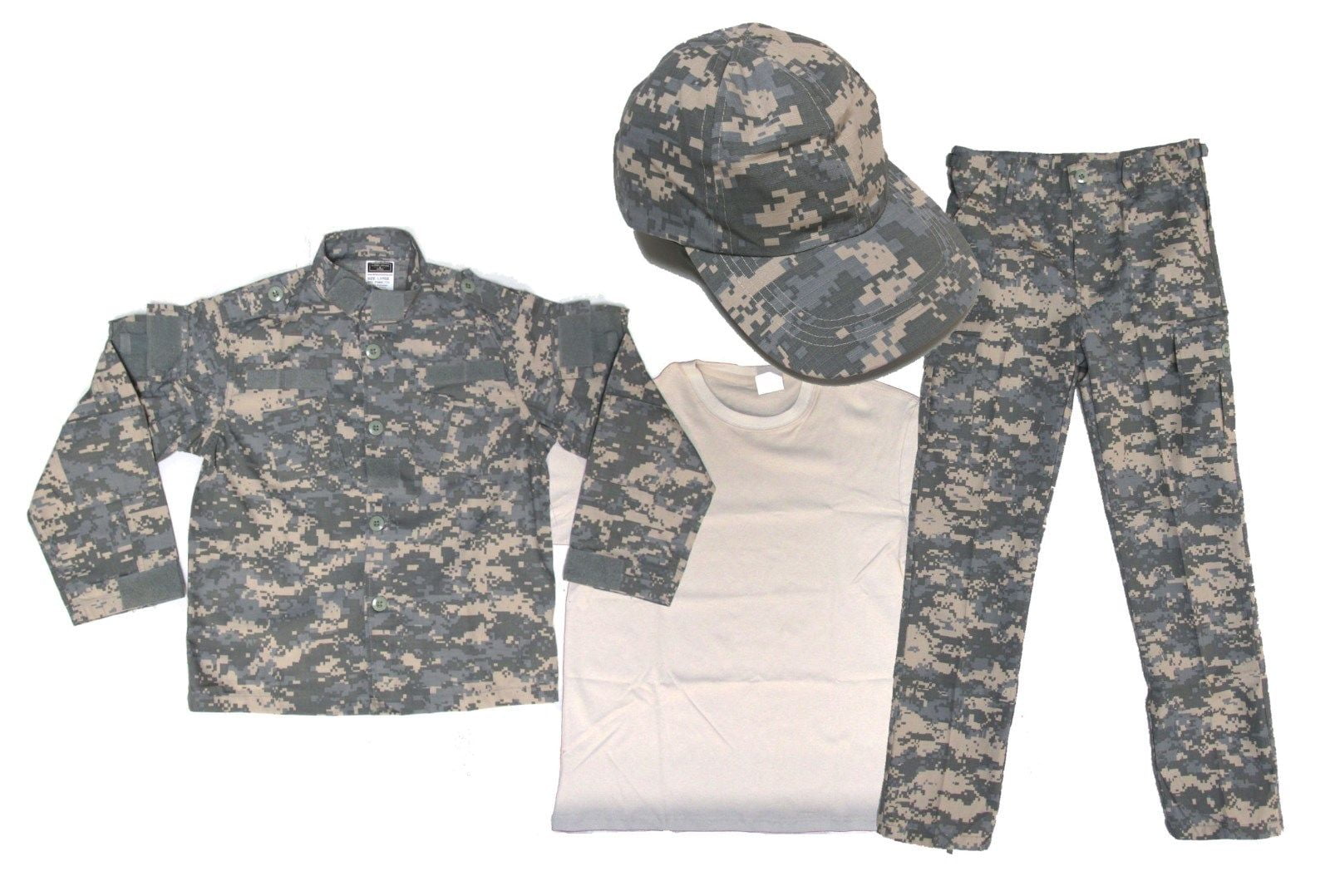 Kids ACU Uniform 4 Piece Set LARGE