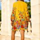 thumbnail image 5 of TaTaai Women's Casual Polka Dot Dress Chiffon Fabric Ruffle Sleeve Round Neck Solid Color Flowy Lightweight Mini Dress Spring Summer Daily Beach Wear Gift, 5 of 5