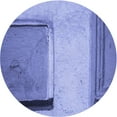 thumbnail image 1 of Ahgly Company Machine Washable Indoor Square Transitional Jeans Blue Area Rugs, 3' Square, 1 of 7