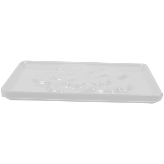 WORGEOUS Watercolor Paint Paint Palette Ceramic Palette 21.50X16.50X1.50CM White