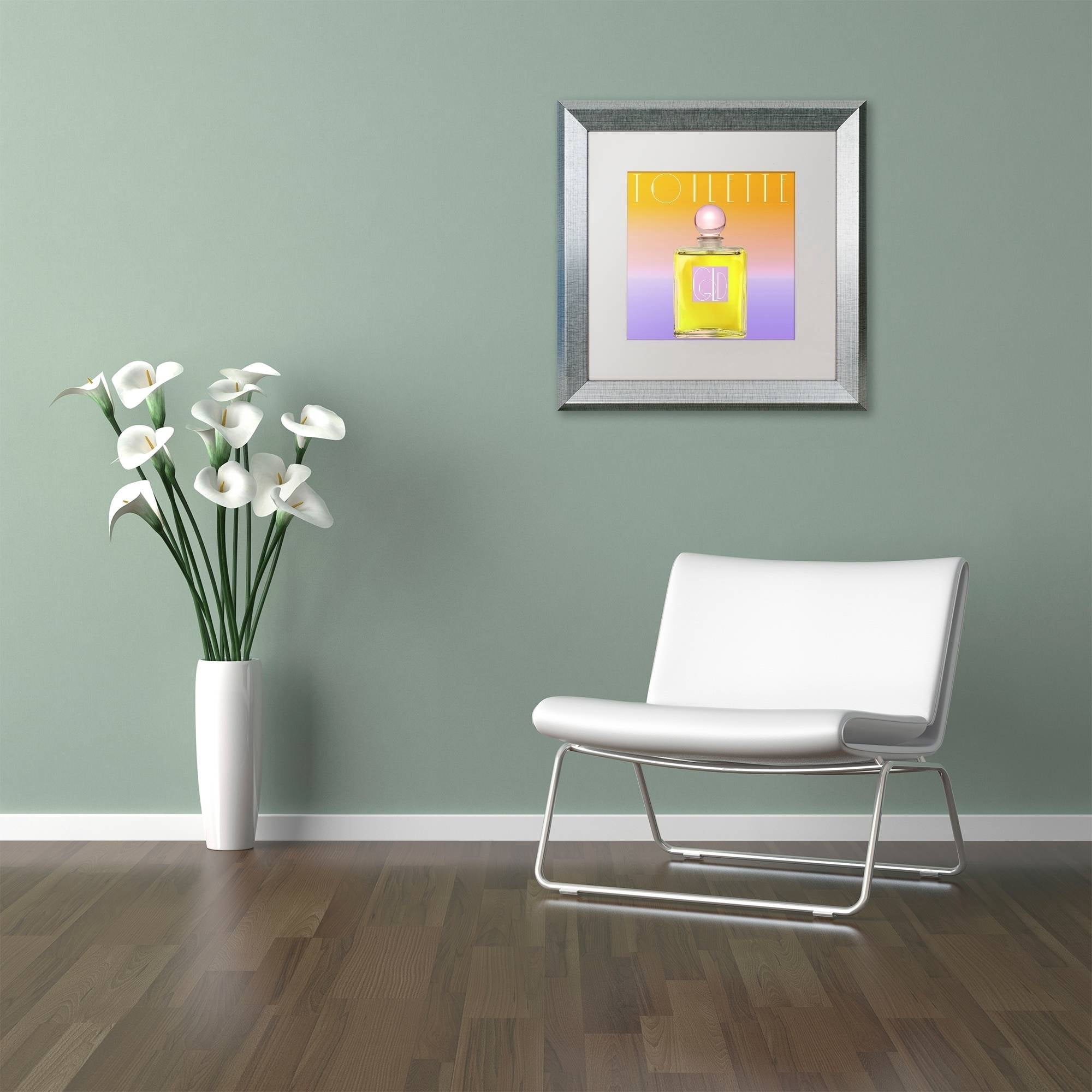 Trademark Fine Art "Colored Scents II" Canvas Art by Color Bakery White Matte, Silver Frame
