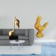 thumbnail image 2 of Escultura De Resina Con Forma De Gallo, Figura Musical Creativa, Centro De Mesa Para Escritorio, Chimenea, Hogar, Hotel, Inauguración De La Casa, Regalo De Cumpleaños, Decoración, 2 of 8