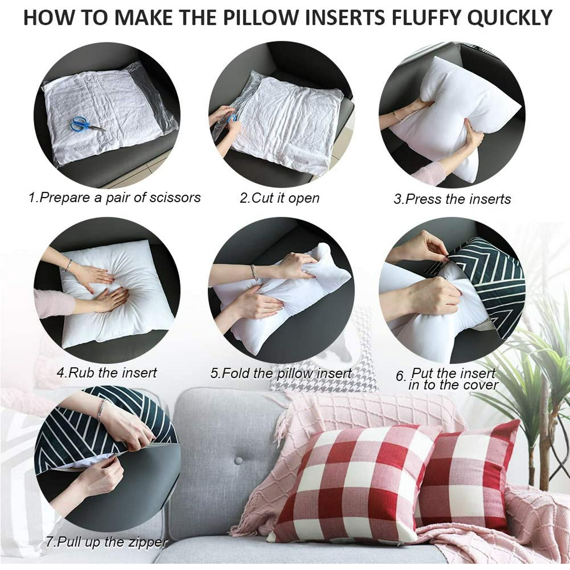 Pillow Inserts, Decorative Throw Pillow Inserts, Pillow Form