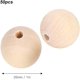 thumbnail image 2 of BEMS-50 x 25 mm cuentas de madera sin procesar, cuentas espaciadoras de madera natural,, 2 of 5