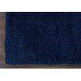 thumbnail image 5 of Nourison Malibu Shag Solid Shag Navy 7'10" x SQUARE Area Rug, (8' Square), 5 of 8