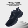 thumbnail image 4 of Ttecon Men's Non Slip Comfortable Running Shoes Gym Cross Training Sneakers Allblack US 7, 4 of 7
