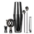 thumbnail image 1 of Irfora Juego de cóctel de barra de 6 piezas, kit de coctelera para hacer bebidas, mezclador de acero inoxidable, regalo para hacer Irfora Kit de agitador, 1 of 7