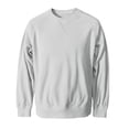 thumbnail image 5 of Corduroy Sweatshirts for Men 2026 Fall Winter Long Sleeve Plain Relaxed Fit Crewneck Sweatshirt Mens Pullover Top, 5 of 5