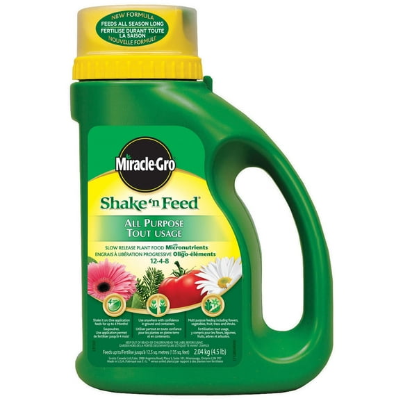 Miracle-Gro Shake'n Feed All-Purpose Plant Food 12-4-8 2KG