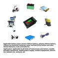 thumbnail image 4 of Riwesomey Medidor de voltaje de vehículo eléctrico Medidor de voltaje de digital para 12V 24V 36V 48V 60V 72V 84V Vehículo eléctrico Accesorios para motos, 4 of 5