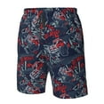 thumbnail image 4 of Salouo Cool Red Off-Road Vehicle Pattern Swim Trunks for Men,Men's Hawaiian Bathing Suit Swimsuits Quick Dry Swimming Board Shorts Beach Shorts with Pockets-XX-Large, 4 of 6