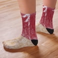 thumbnail image 4 of CafePress - North Carolina Textured Crazeh Paisleh Aged Copy. - Unisex Novelty Printed Crew Adult Socks, 4 of 5