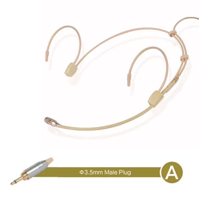 MYG Micro-Casque à Crochet d'Oreille Cardioïde pour Sennheiser pour Shure Sans Fil