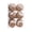 Rose Gold, variant on EazyTech Christmas Ball Ornaments Set of 6, 3.15 Inch PVC Glittering Hanging Tree Ornament for Holiday Decoration, Party Scene Layout, Gift Box