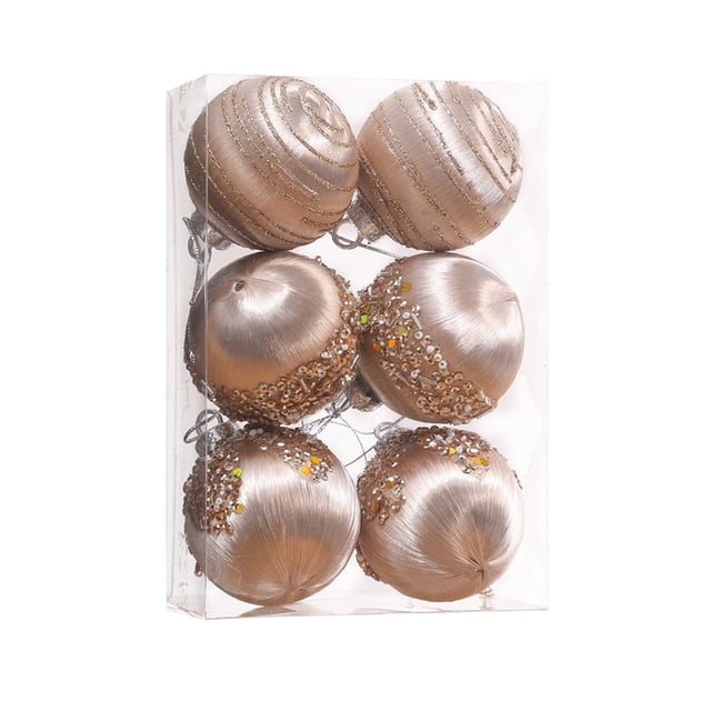 Christmas Decorations Antique Christmas Ball Set Christmas Scene Layout Christmas Tree Decoration Hanging Ball Box Pendant