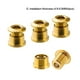 thumbnail image 2 of Greeniant Tornillo de aleación para bicicletas de 4 piezas, tornillos universales para fijación de bicicletas, tornillos de rueda de cadena, piezas de Ciclismo Tipo 19 Greeniant OD025072-19, 2 of 6