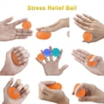 thumbnail image 4 of Goma Negra Agarre de Mano Bola Huevo Hombres Mujeres Gimnasio Fitness Dedo Ejercitador Pesado, 4 of 5