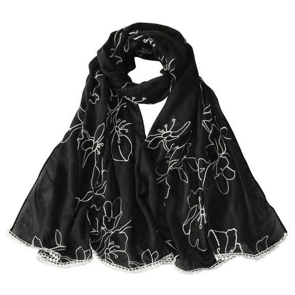 Scarf Women Fashion Cotton And Linen Printed Thin Shawl Wraps For Women