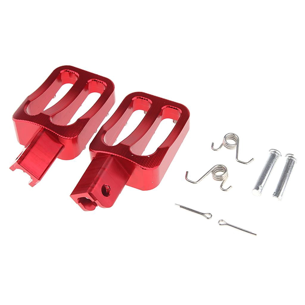 Buy CNC Footpegs Foot Pegs for Dirt Bike CRF50 SDG SSR Red Online at Lowest Price in India