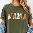 thumbnail image 2 of Cow Print Mama Western T-Shirt, Faux Cowhide Mom Tee, 2 of 10