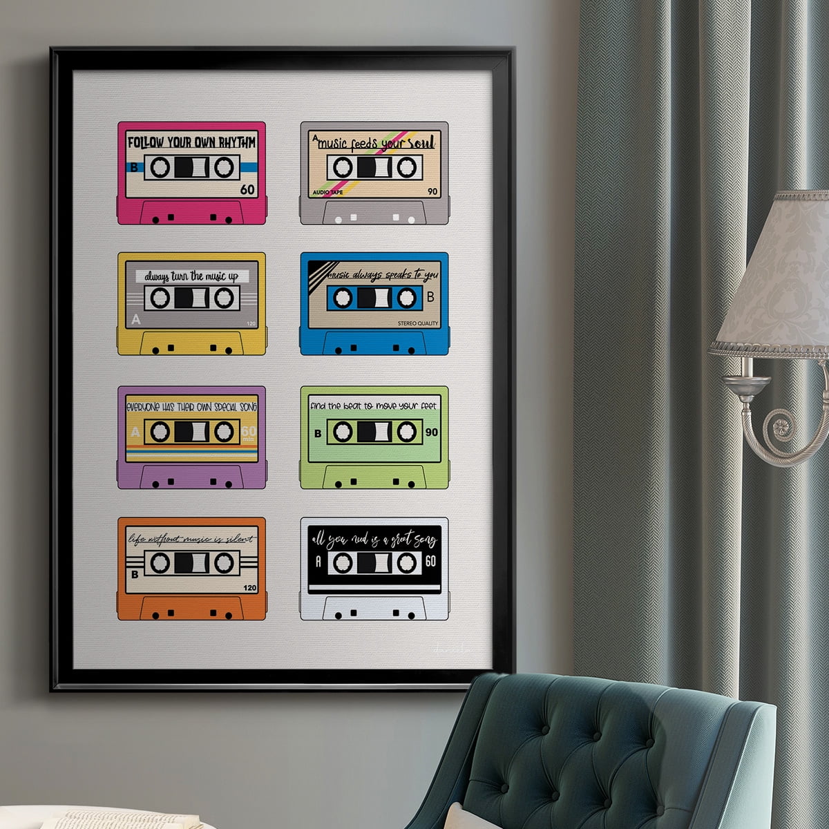 Musical Inspiration Premium Framed Print - Ready to Hang