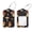 multicolored 2, variant on PhooArto 2 Pack Leather Luggage Tag with Stainless Steel Loop, Mushrooms Butterfly Pattern Baggage Handbag Travel Suitcase Tags with Name ID Card Perfect to Quickly Spot Luggage Suitcase