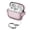 Pink, variant on Allytechgroup Clear Airpods Pro 3 Case Cover with Keychain, [Anti-Yellowing] Shockproof Protective Cover Compatible with Apple Airpods Pro 3rd Gen (2025) Support Wireless Charging Case, Blue