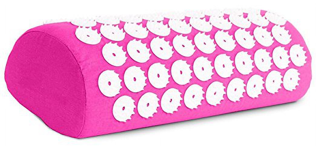 BalanceFrom Acupressure Yoga Mat and Pillow Set for Back and Neck Pain Relief and Muscle Relaxation Massage