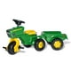 rolly toys John Deere Trois Roues Trac Tracteur à Pédales avec Remorque Amovible, Jeunes Âges de 2,5 + – image 3 sur 10