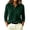 Army Green-02, variant on DISKEBUISS Women's Lapel Jacket Button Down Long Sleeve Lightweight Shirt Knit Cardigan Casual Tops for Fall Winter