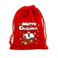 thumbnail image 1 of Dsscvnef Christmas Bag Red Velvet Drawstring Bag Christmas Packaging Bag Jewelry Bag Christmas Snack Bag Drawstring Bag Cool Christmas Ornament Christmas Ornament Daughter, 1 of 6