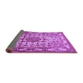 thumbnail image 2 of Ahgly Company Indoor Square Medallion Purple Traditional Area Rugs, 3' Square, 2 of 4