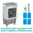 thumbnail image 2 of Swamp Cooler, 2353CFM Portable Evaporative Cooler With 7.9 Gal Large Water Tank, 3 in 1Portable Air Conditioners Fan With Scroll Casters, 4 Ice Packs, Manual control, 2 of 8