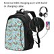 thumbnail image 2 of Balery Cute Otters Mochila con carga USB para hombre y mujer - Mochila impermeable y antirrobo para laptop con puerto USB para viajes, trabajo, 2 of 7